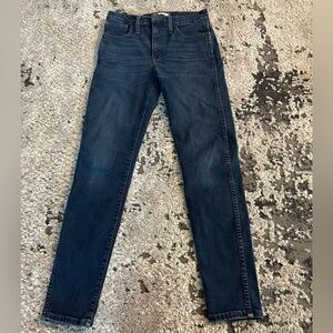 Madewell Women’s Blue Jeans Size 27 10’’ High Rise Skinny